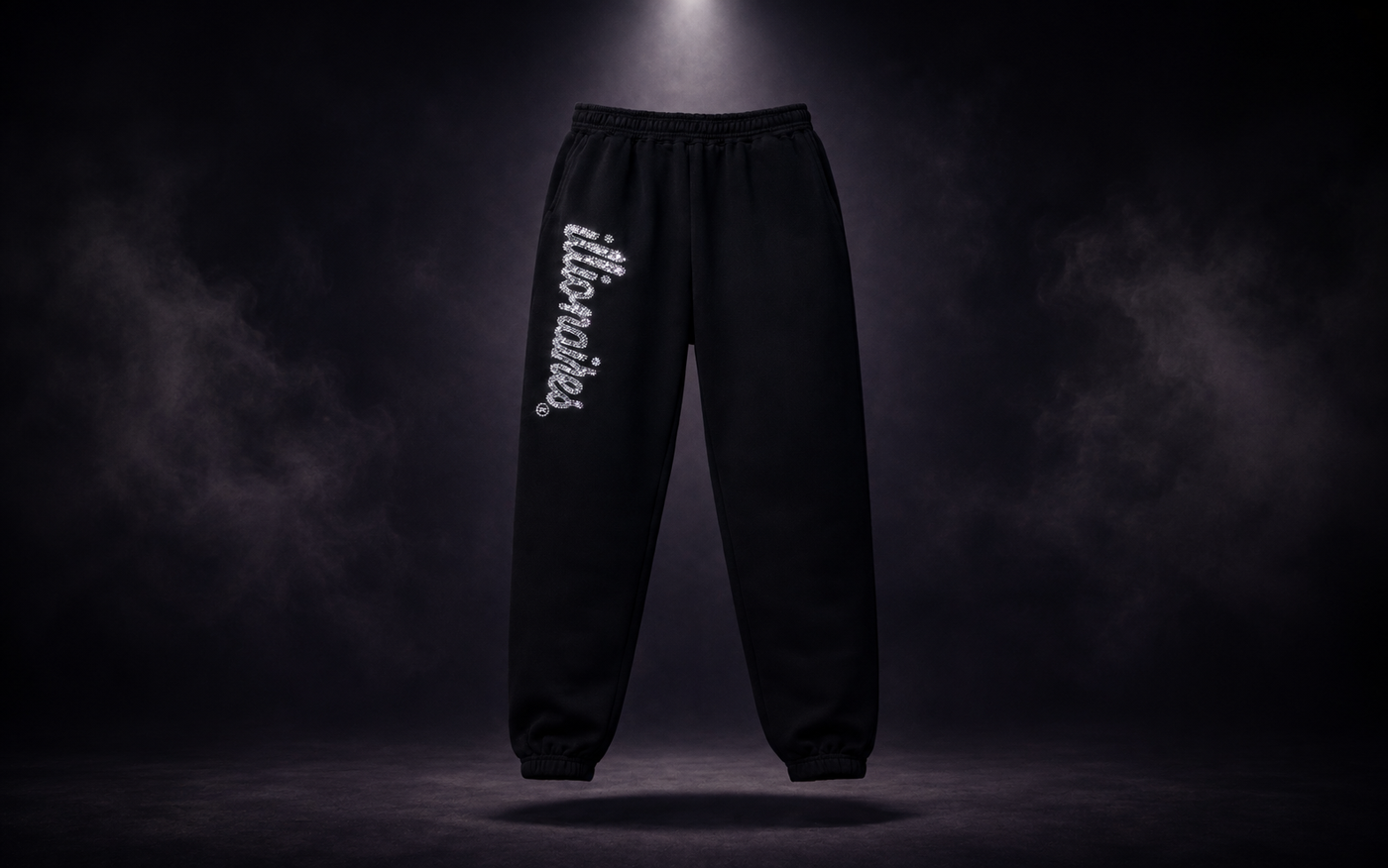 Illionaires Signature Crystal Logo Joggers