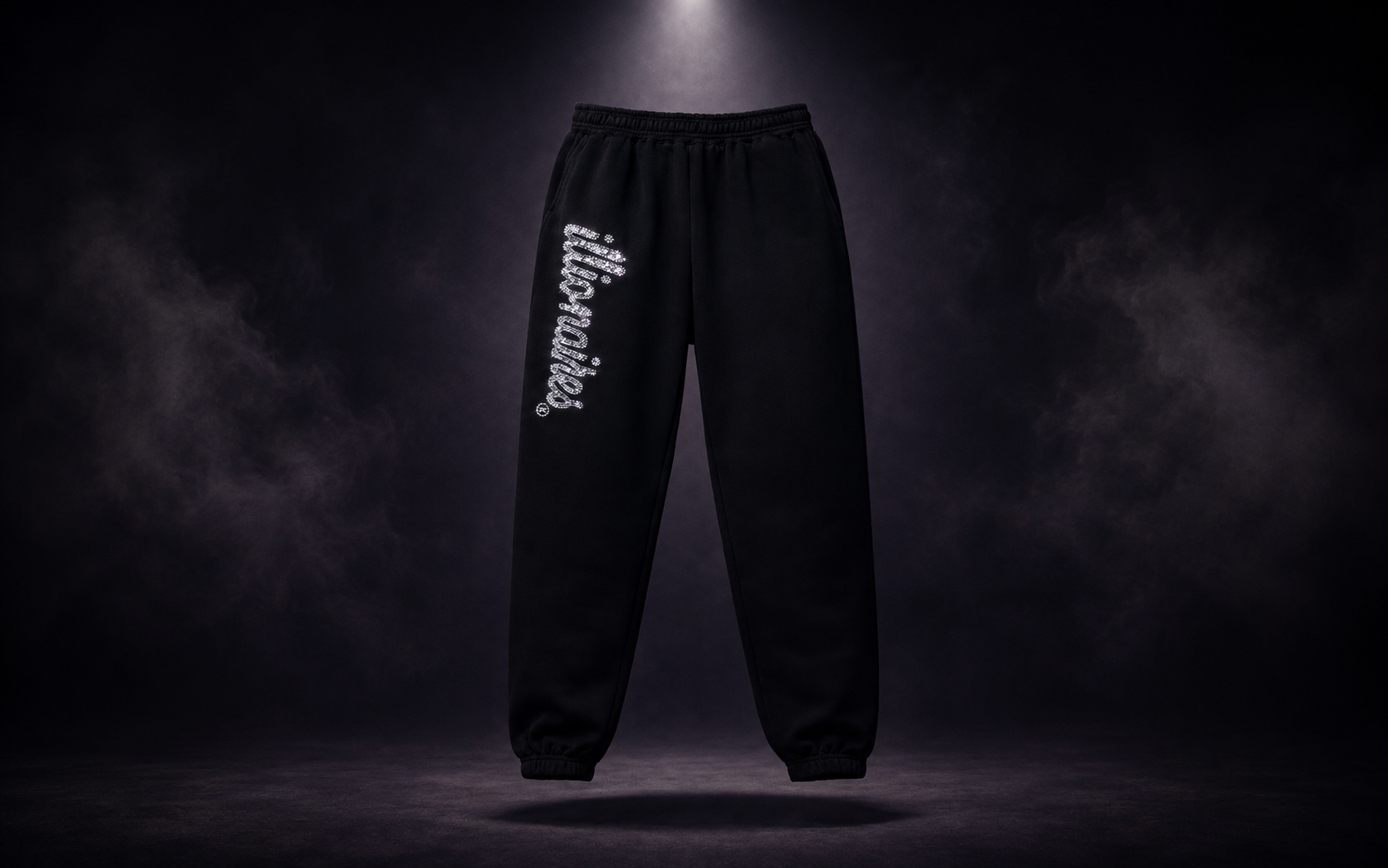 Illionaires Signature Crystal Logo Joggers