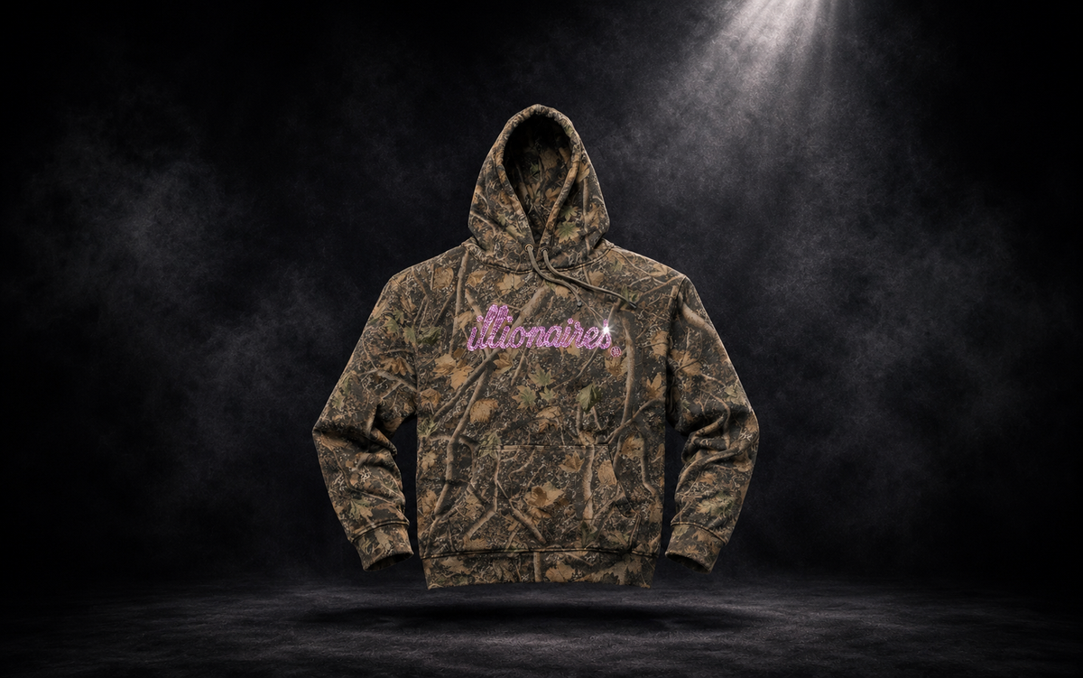 Illionaires Woodland Crystal Logo Hoodie