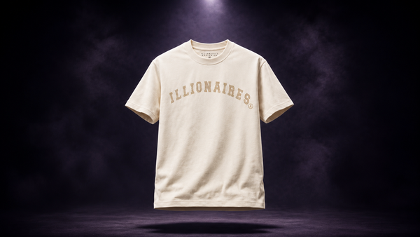 Illionaires Gold Crystal Logo Tee