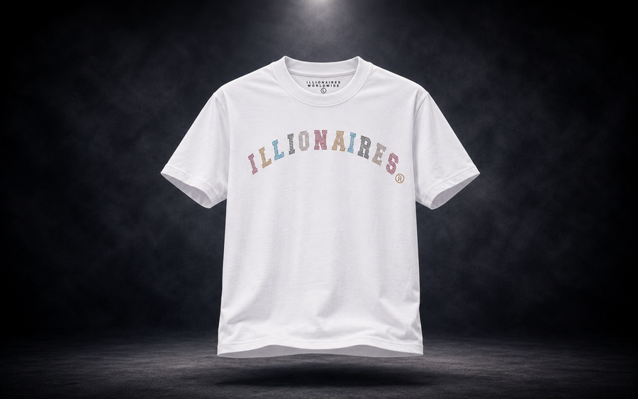 Illionaires Multi Crystal Logo Tee