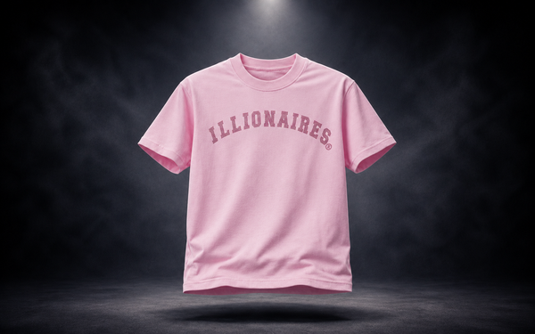 Illionaires Pink Crystal Logo Tee