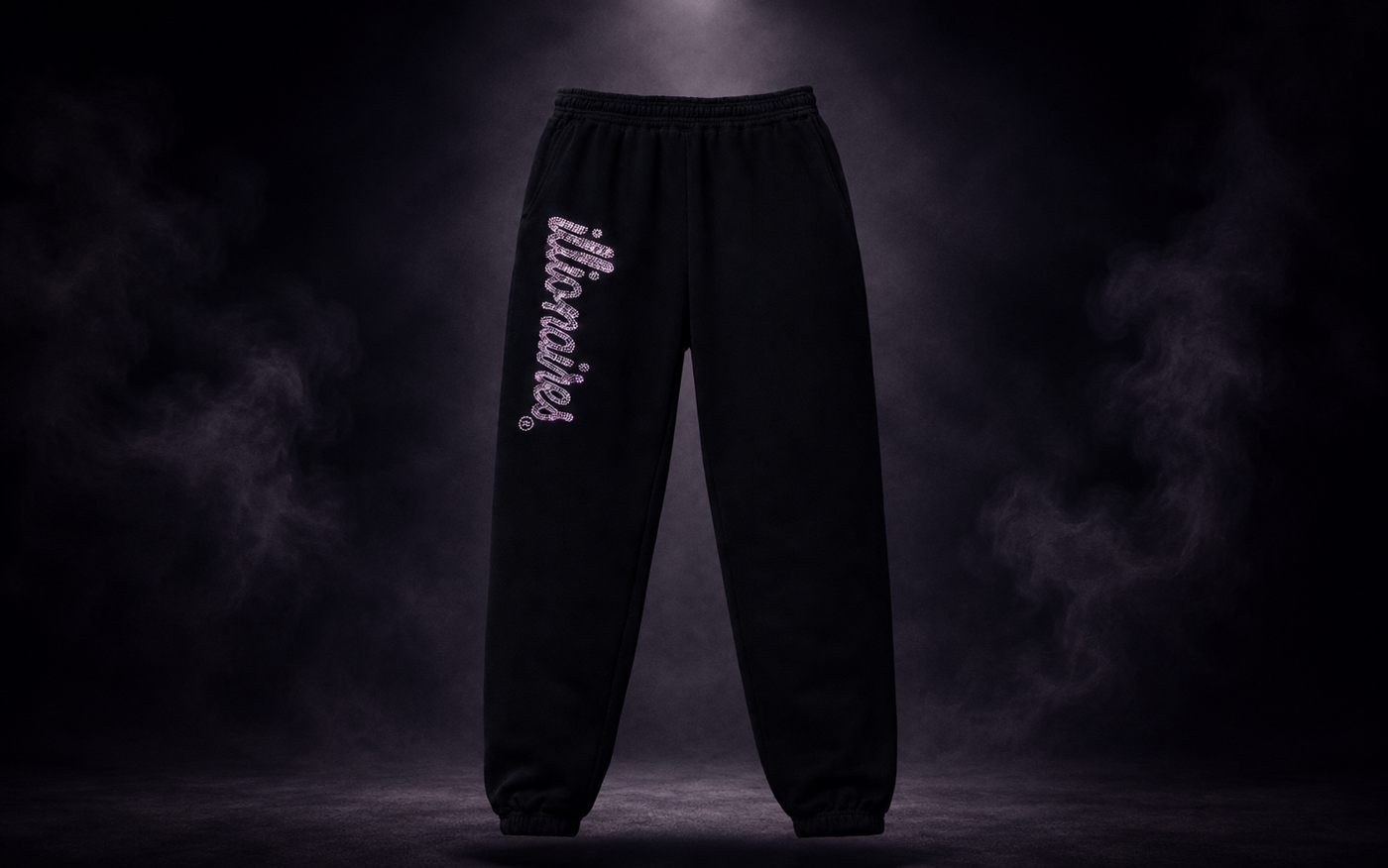 Illionaires Signature Crystal Logo Joggers