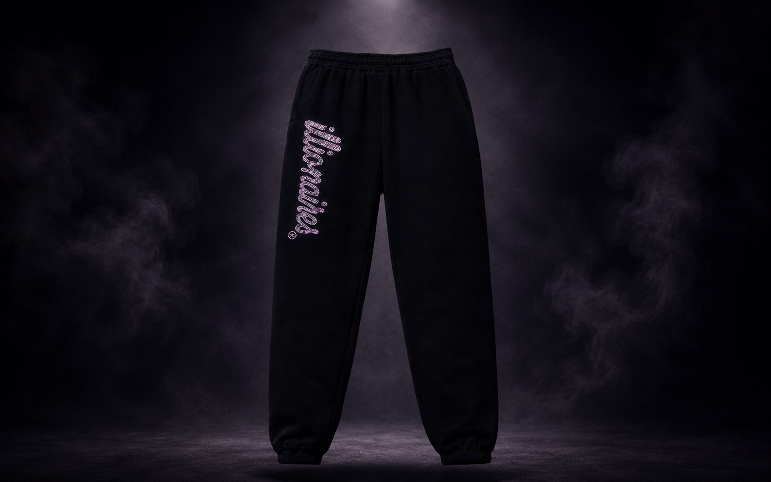 Illionaires Signature Crystal Logo Joggers